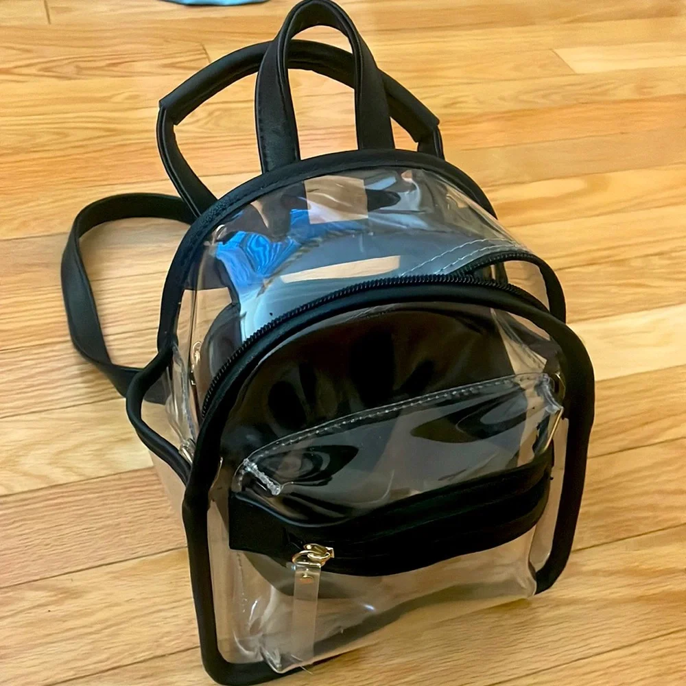 Transparent Mini Backpack - Picture 2 of 2
